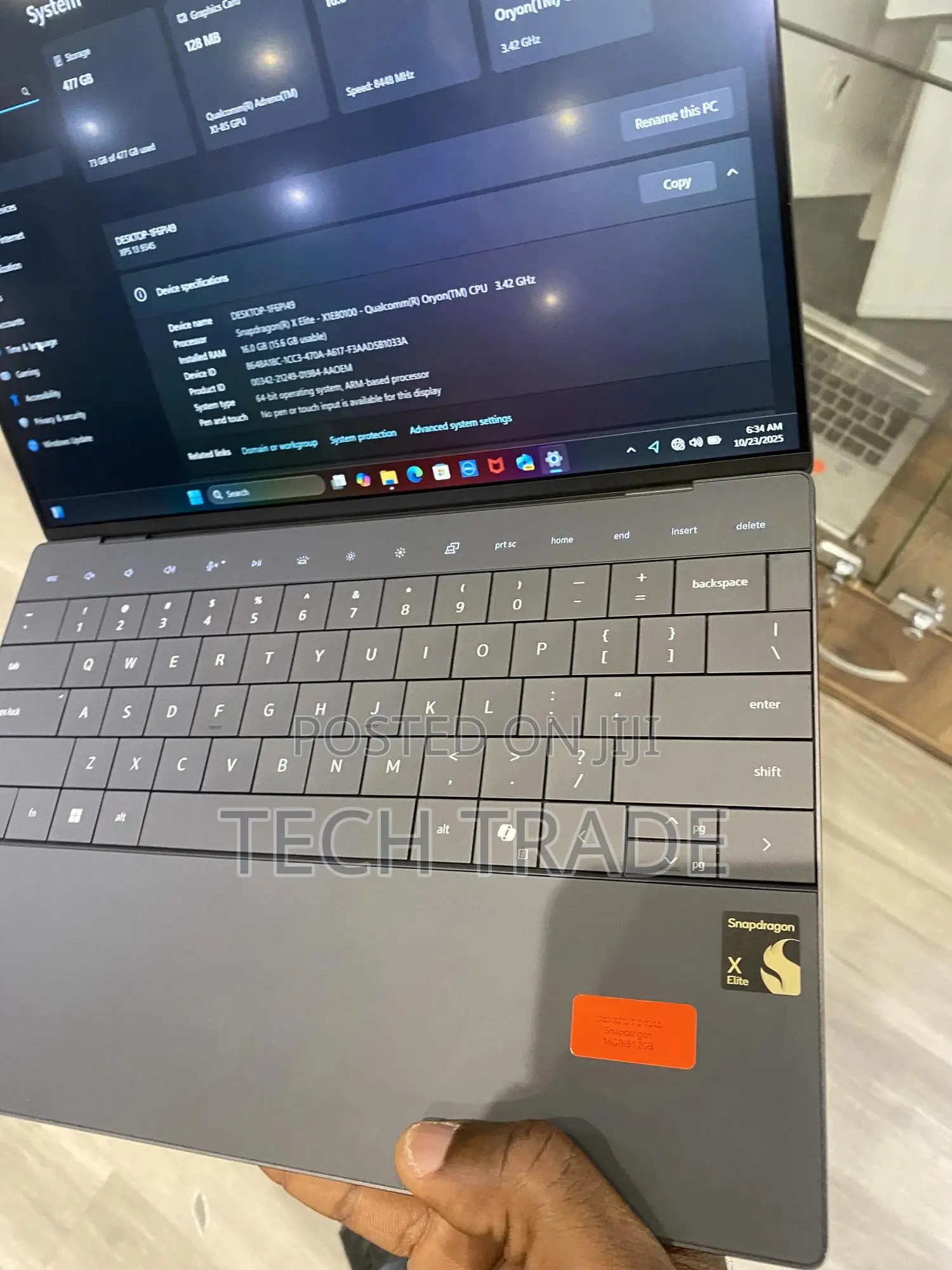 Laptop Dell XPS 13 9350 16GB Qualcomm Snapdragon X Elite SSD 512GB