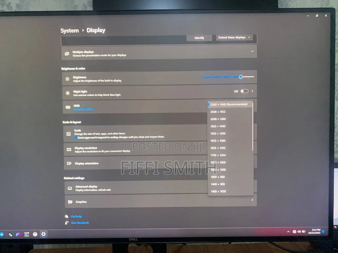 Dell Ultrasharp 27 U2717d 27" Edgeless Monitor