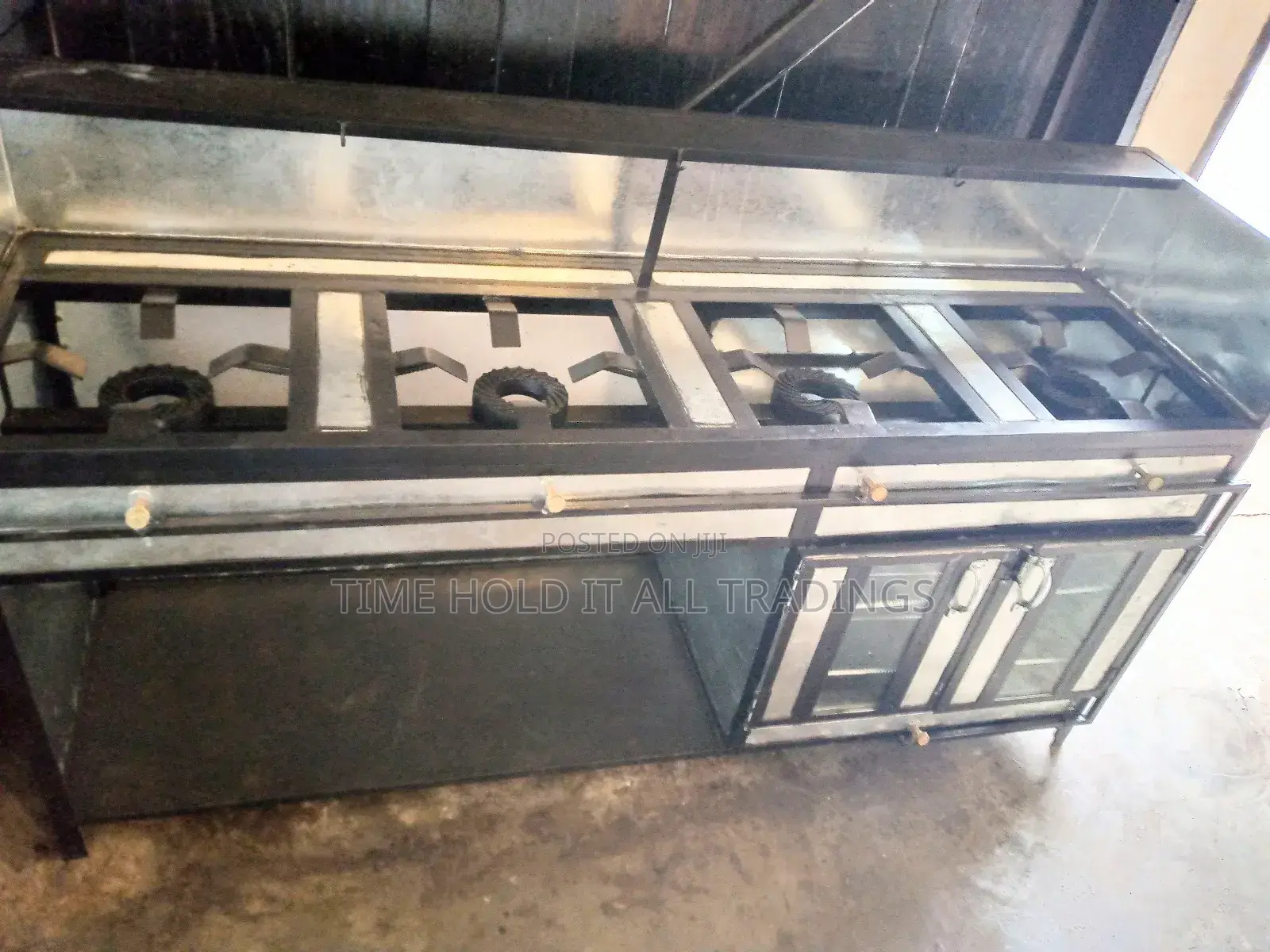 For Stand Gas Stove With Mini Oven for Industrial Use