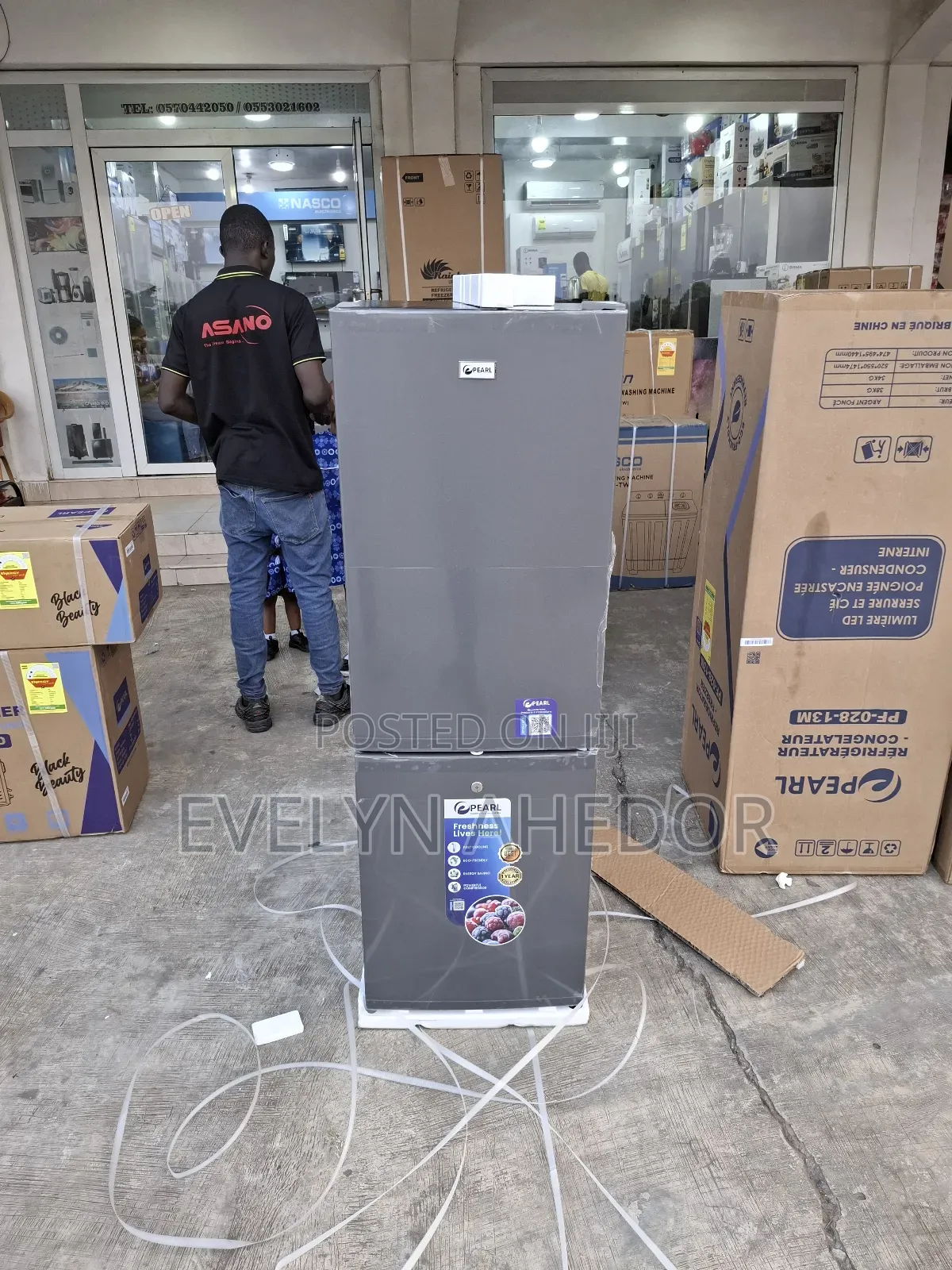 Pearl Double Door Fridge 157ltrs Brand New