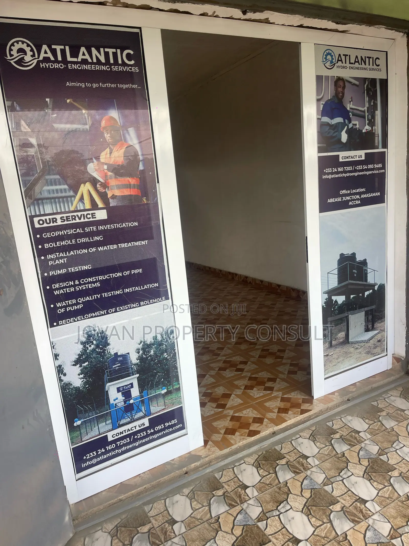 Store for Rent at Amasaman Abease 1200 a Month for Two Advance