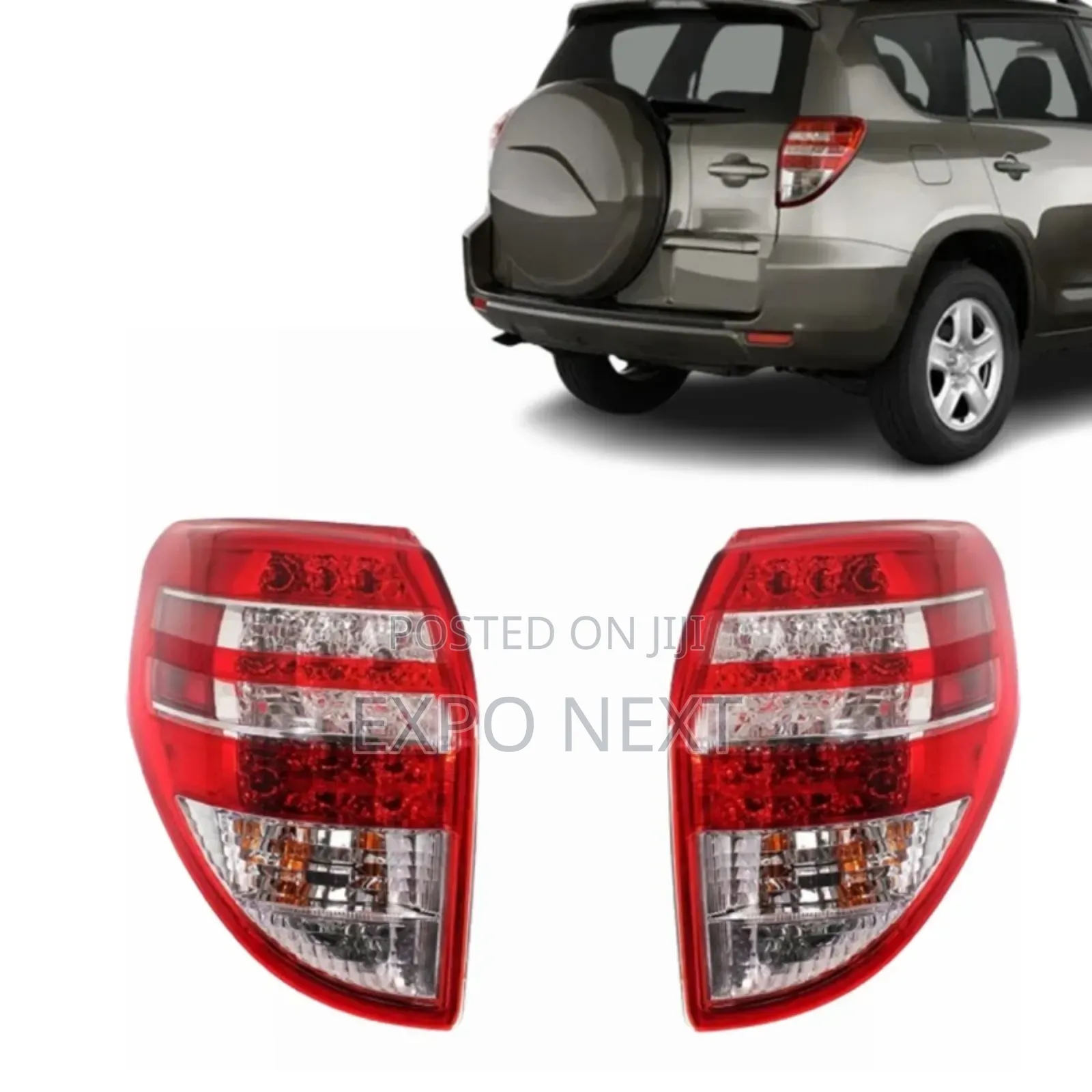 2009-2012 Toyota Rav4 Tail Light Pair Oem