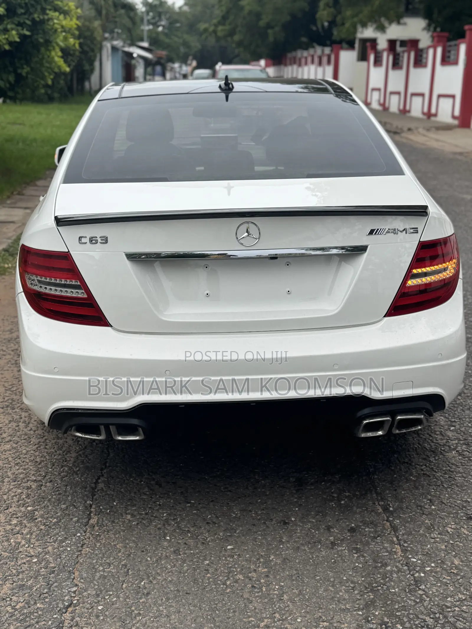Mercedes-Benz C63 2013 White