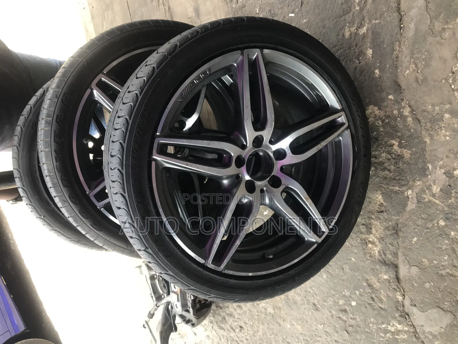 Original Amg Rims 19 With Tyres for Mercedes Benz.