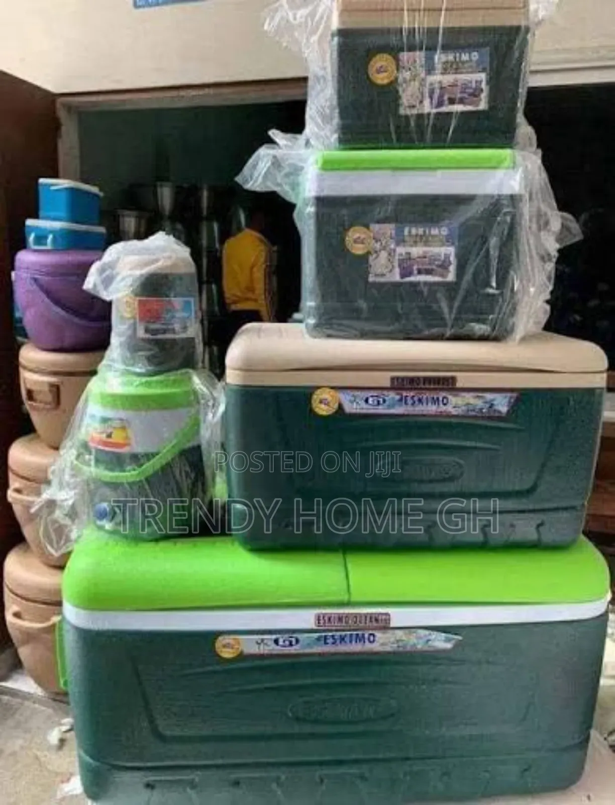 3 In 1 Ice Chest Cooler Box Set Keeps Drinks Cold All Day