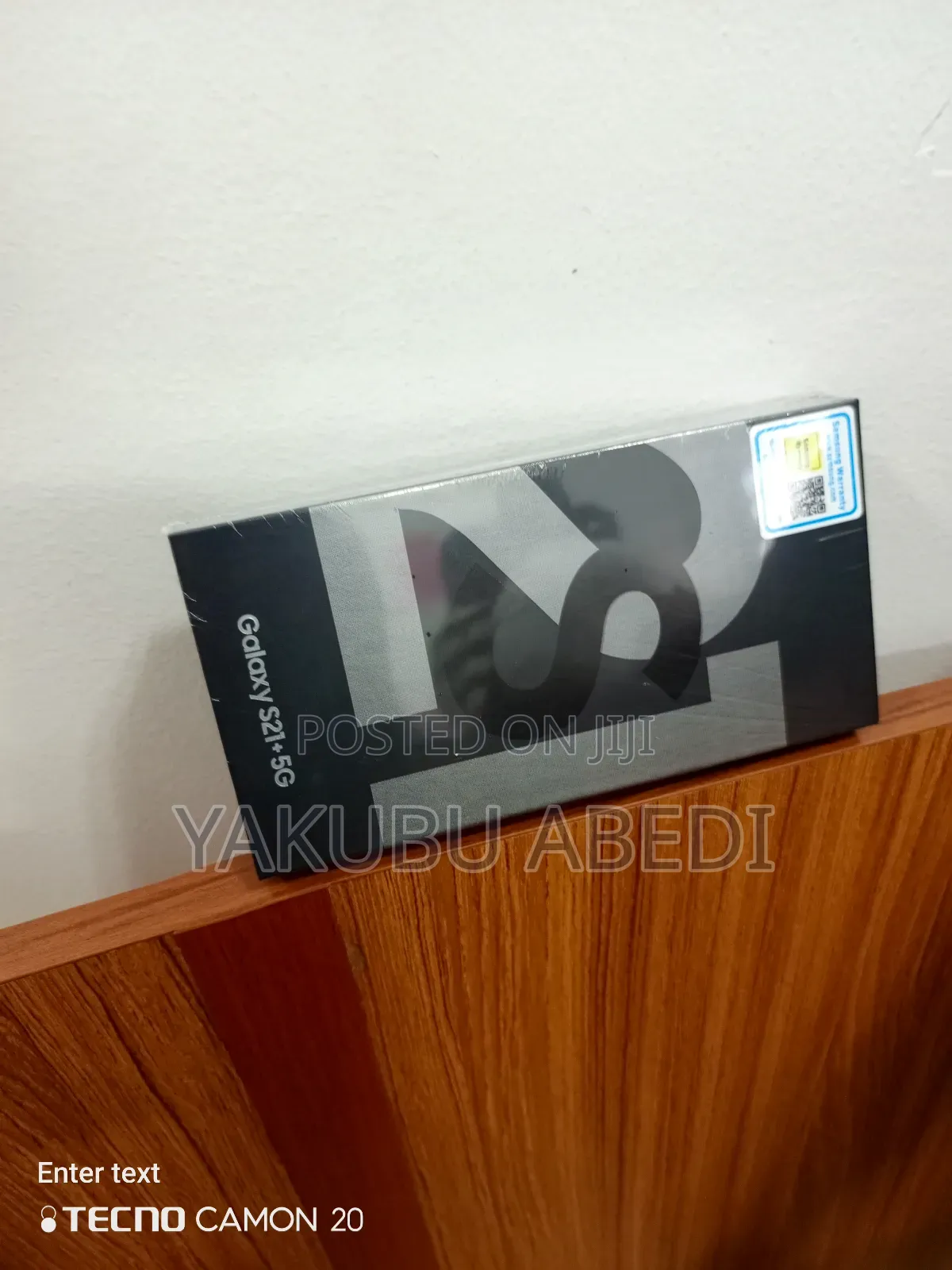 New Samsung Galaxy S21+ 5G 128 GB Black