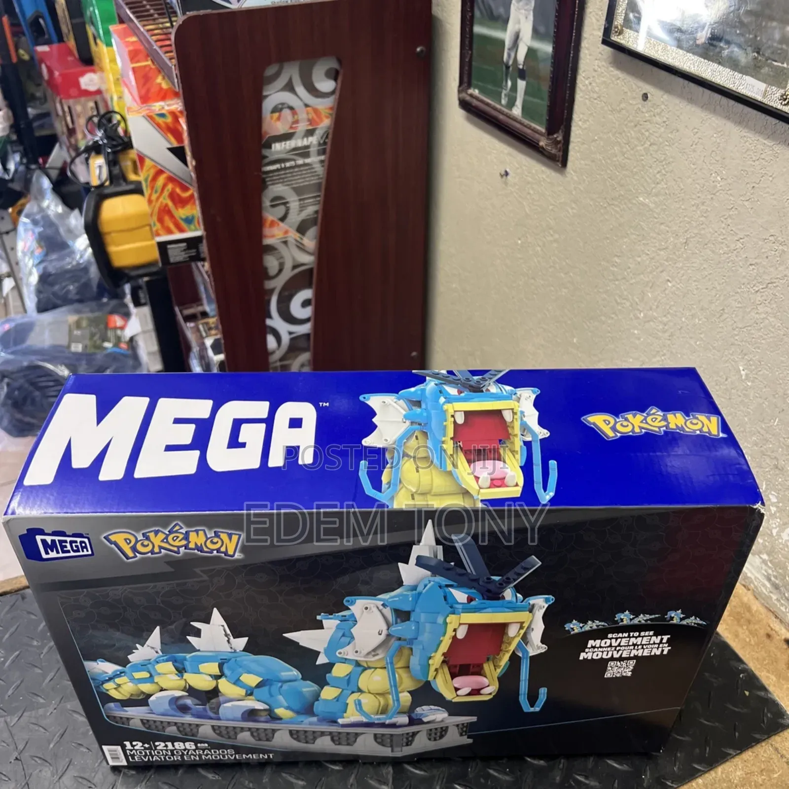 Mega Pokémon Gyarados Kinetic Motion Lego Building Block Set - 2186pcs