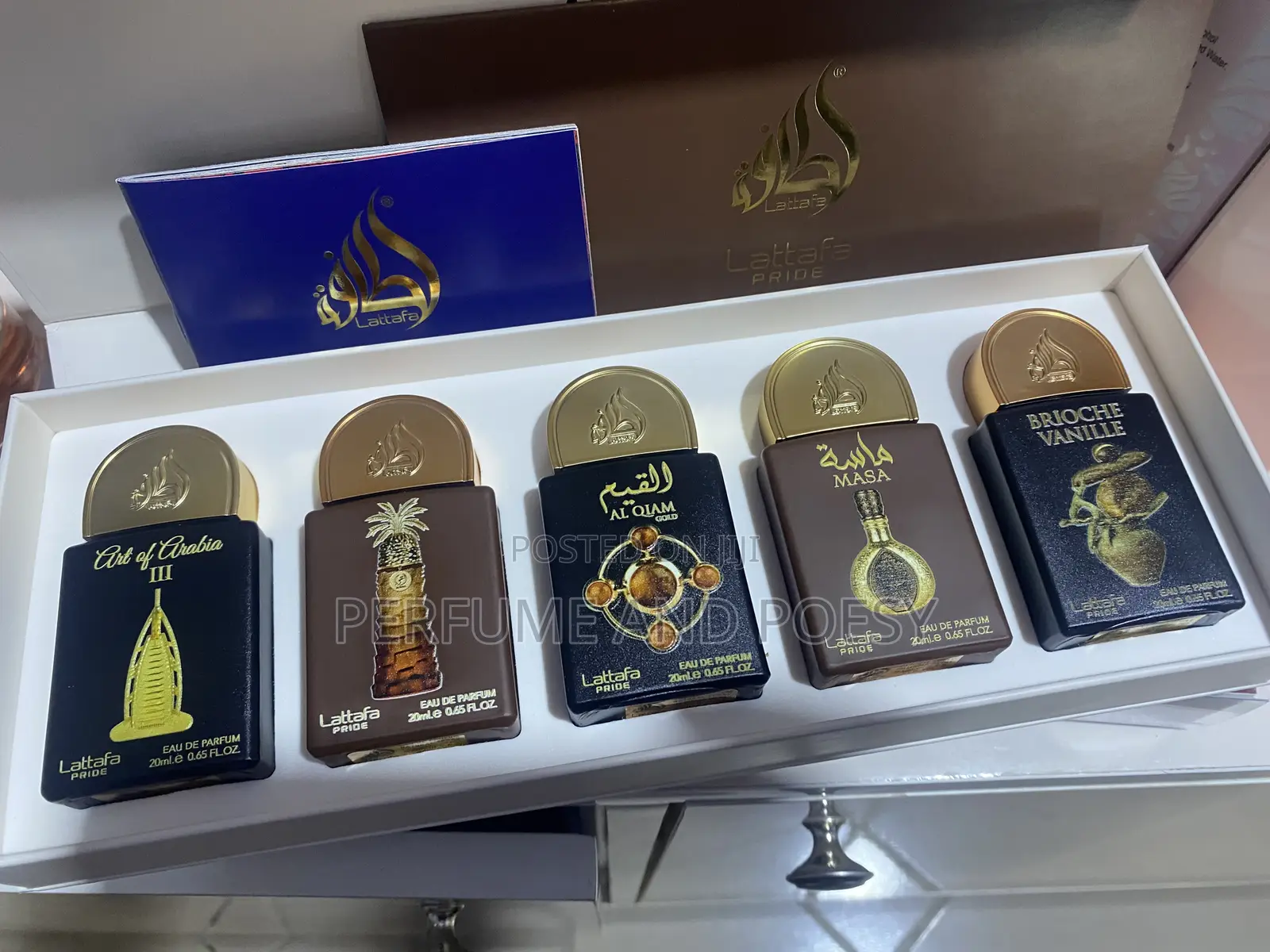 Lattafa 5 In One Gift Set For Men