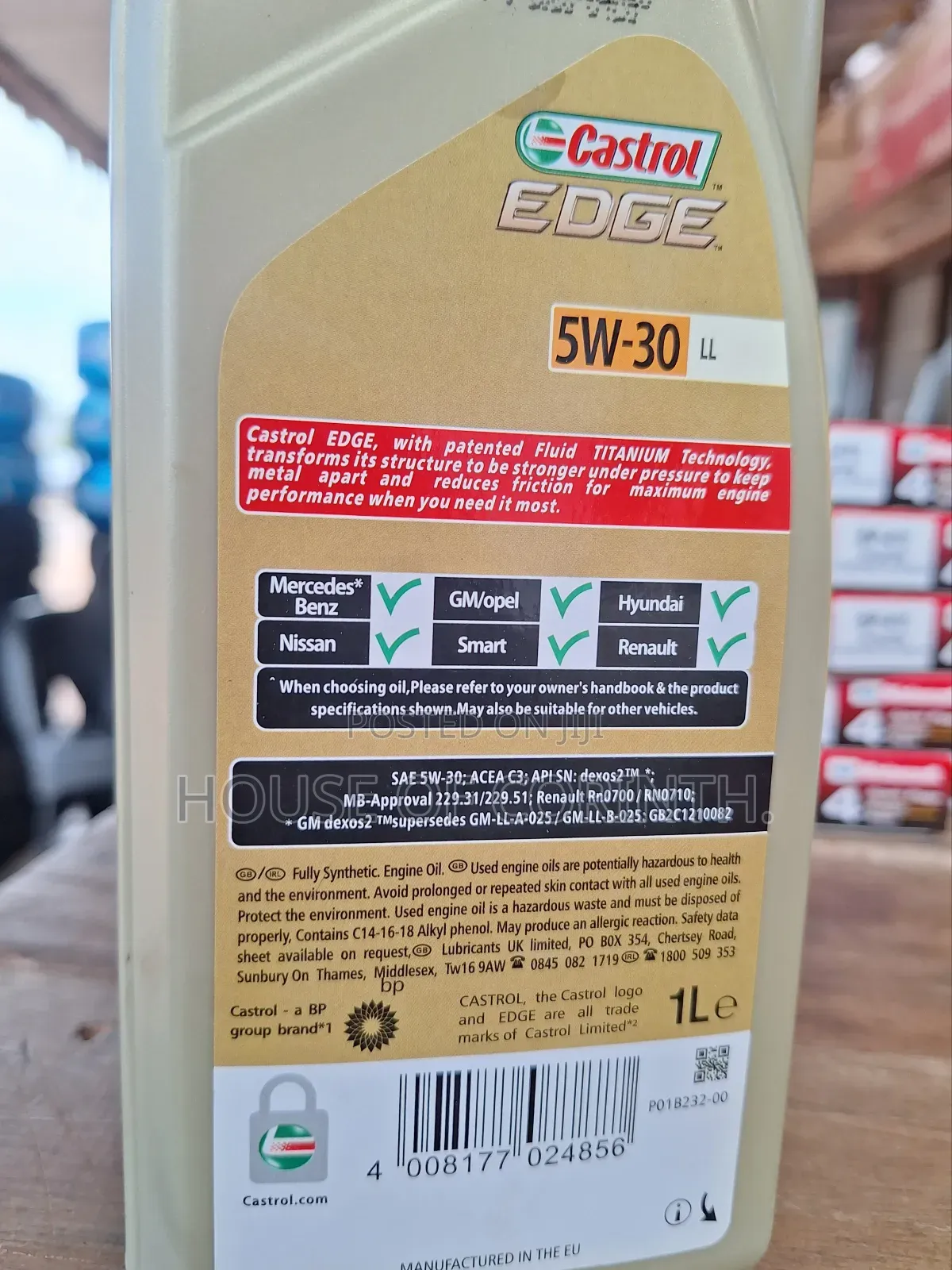 Castrol Edge 5w30 1litre Engine Oil
