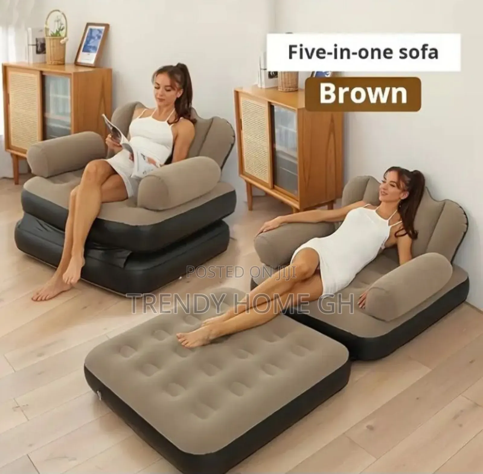 Trendy Inflatable Sofa Easy to Set Up, Easy to Store!