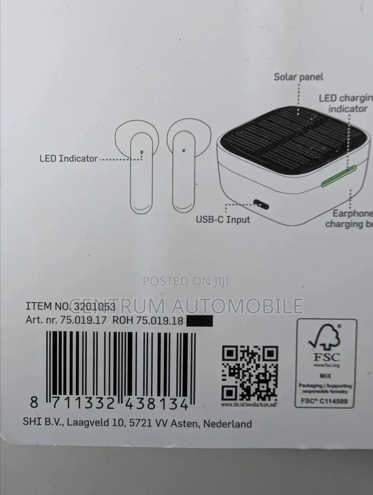 Solar Wireless Earbuds