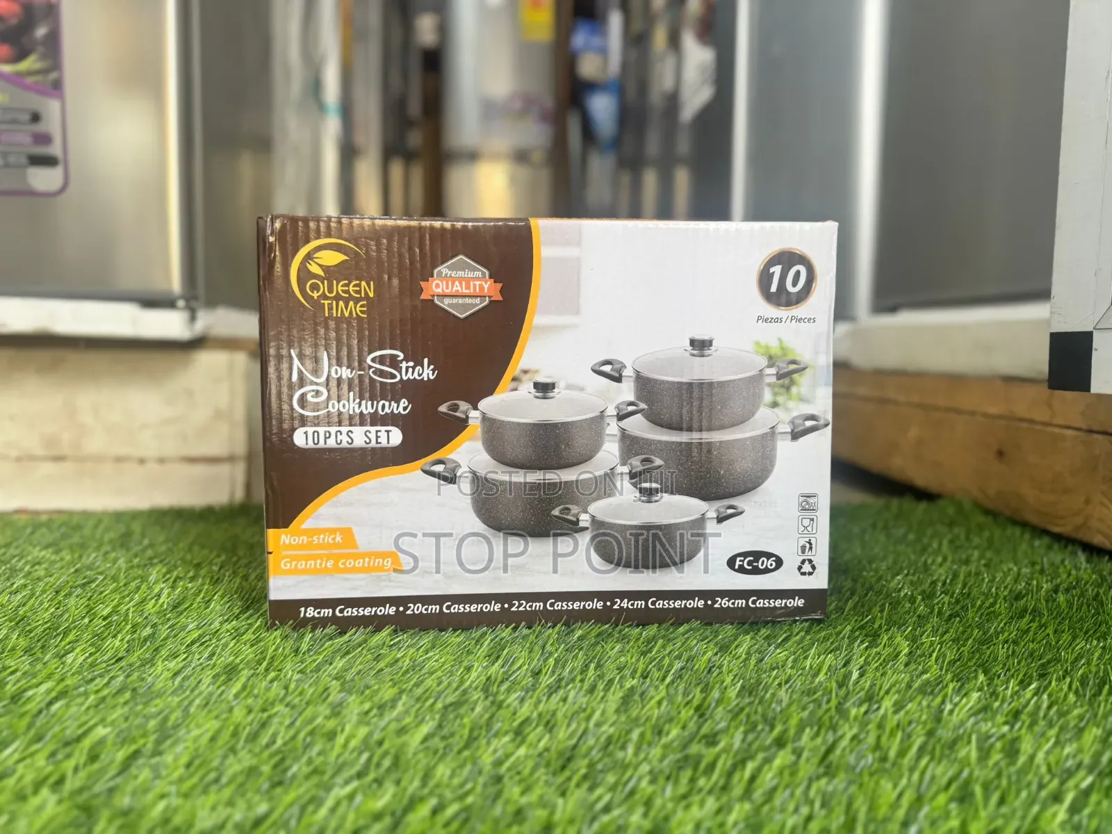 10 PCS Non-Stick Cooking Pot