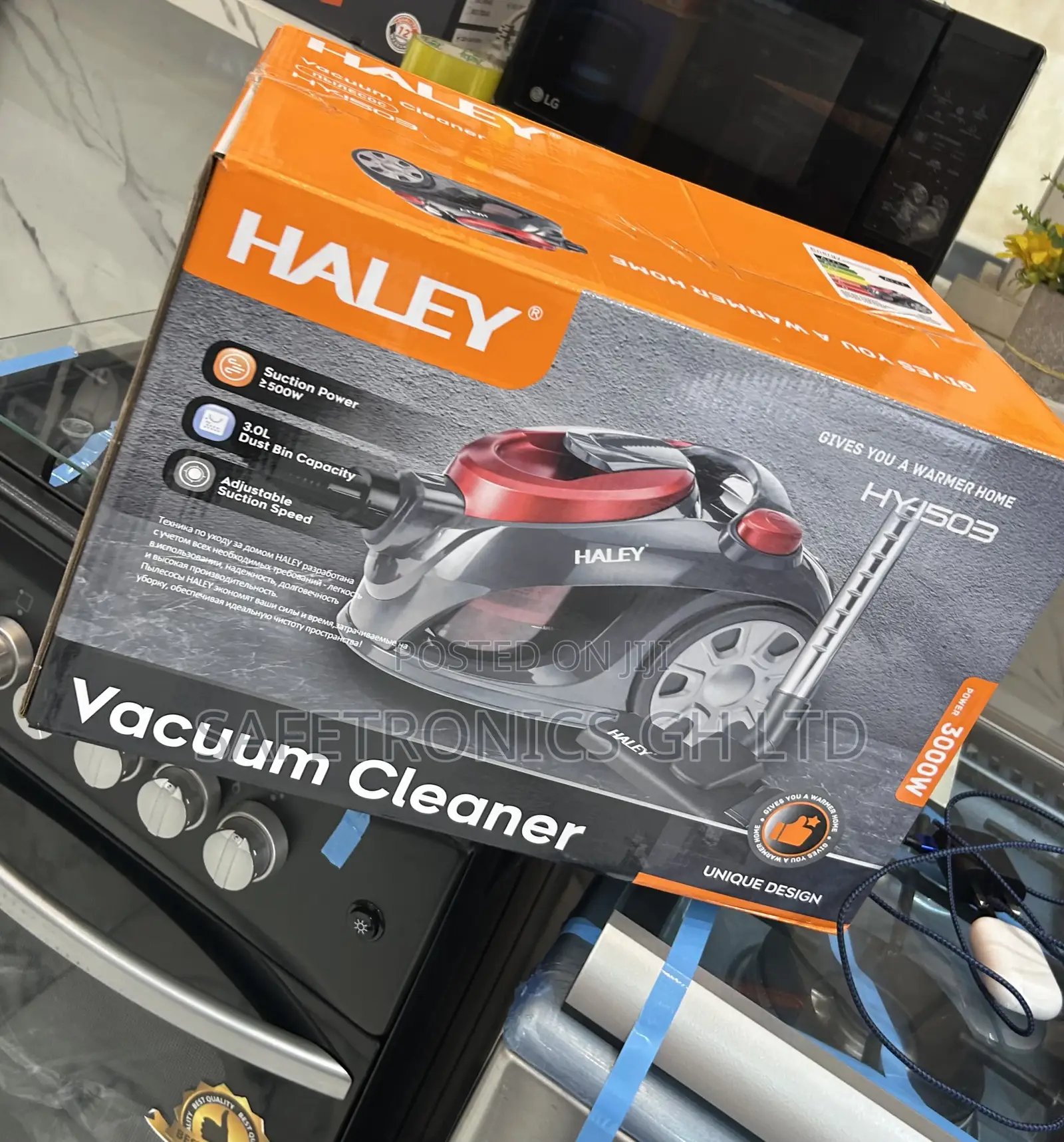 Shop Classic Red Hy-1503 Vacuum Cleaner Haley 4.5l 3000 Watts * 