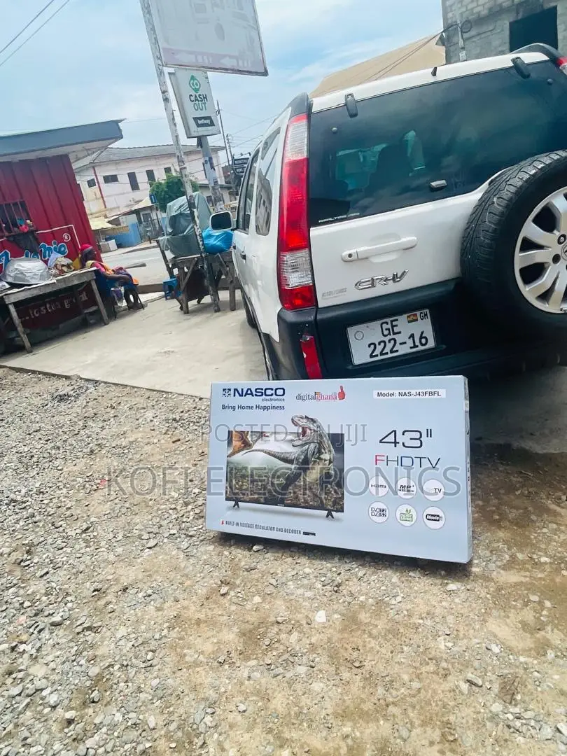 Sleek and Sturdy Nasco 43” Tv Packed With Happiness”