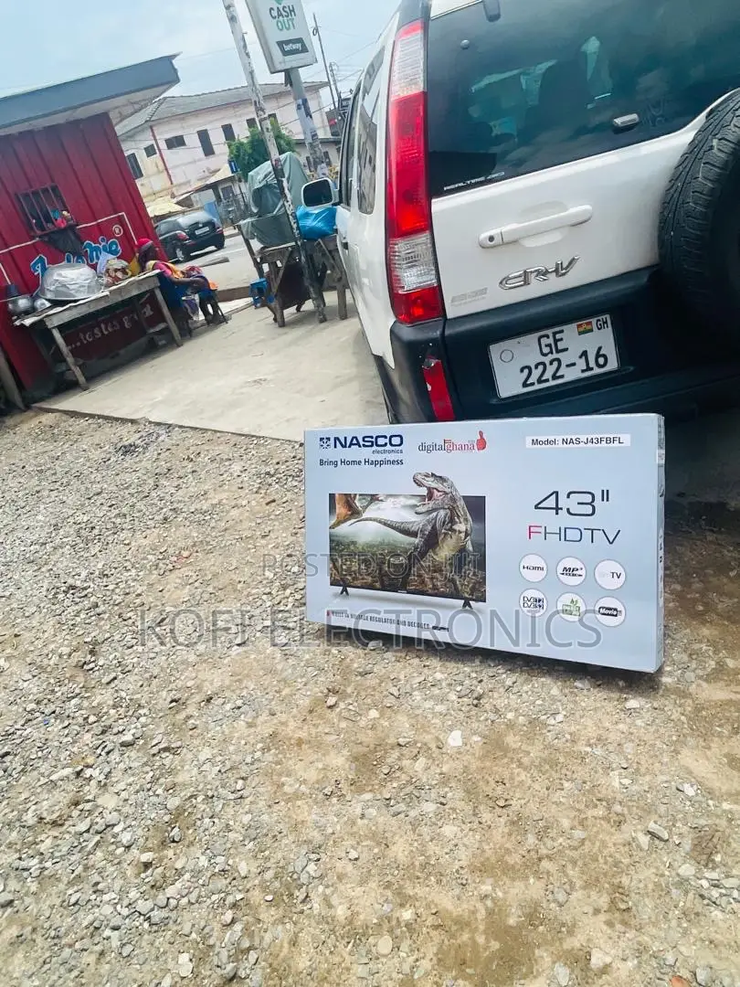 Sleek and Sturdy Nasco 43” Tv Packed With Happiness”