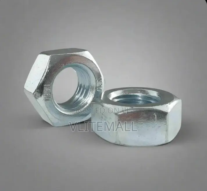 Wadfow 400 Pieces M6 Carbon Steel Hex Nut Set - Wmv1911