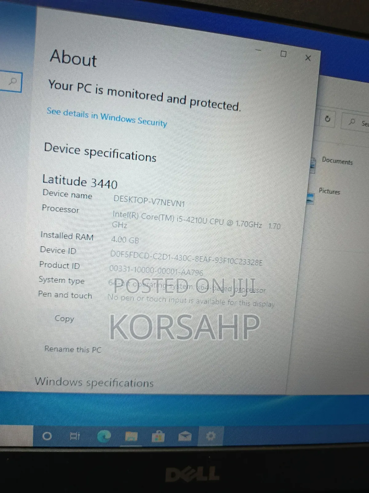 Laptop Dell Latitude 3440 4GB Intel Core I5 HDD 500GB