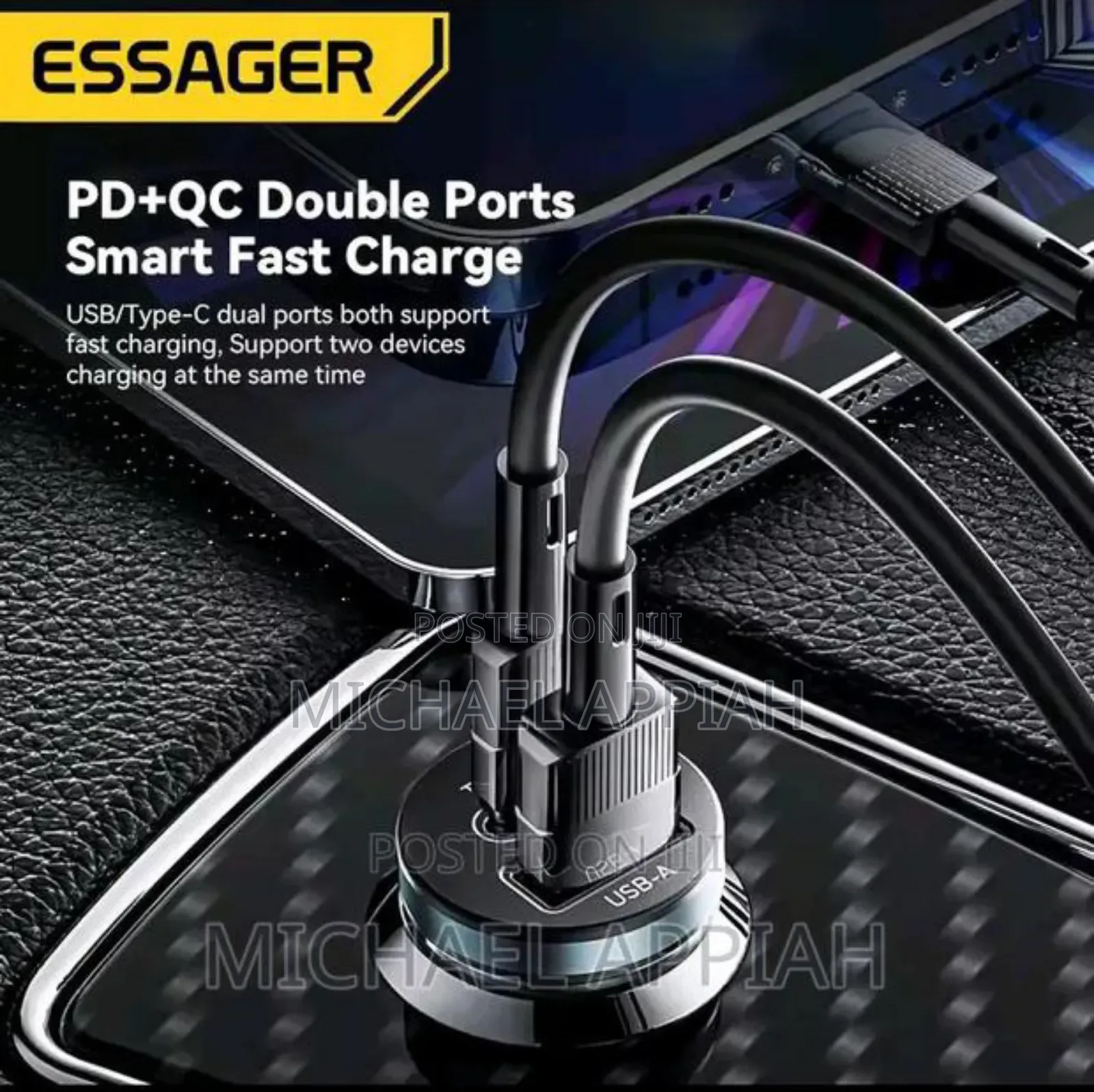 Essager 30w Pd Car Charger