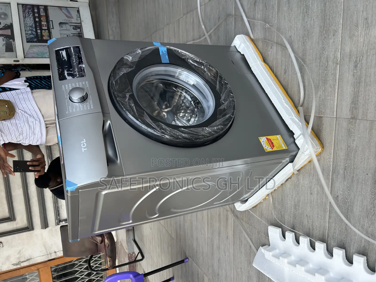 Newly Virtual Front Loader Grey TCL P608fl Fully Automatic Washer