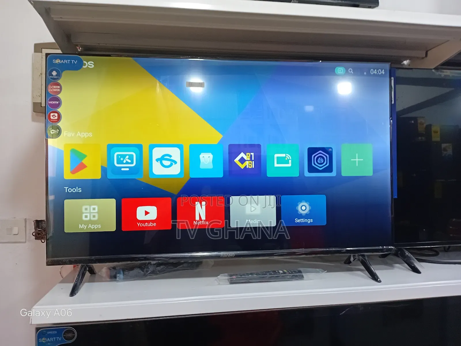 Asano 43” Smart Tv – Powerful Performance Bright Display