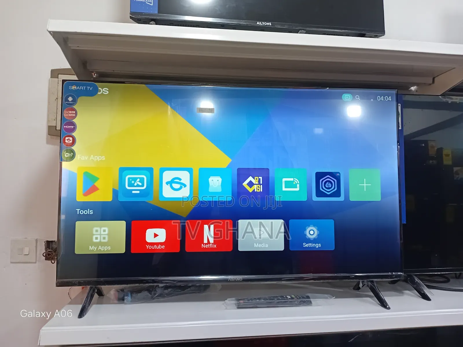Asano 43” Smart Digital Tv – Wifi, Youtube Netflix Ready
