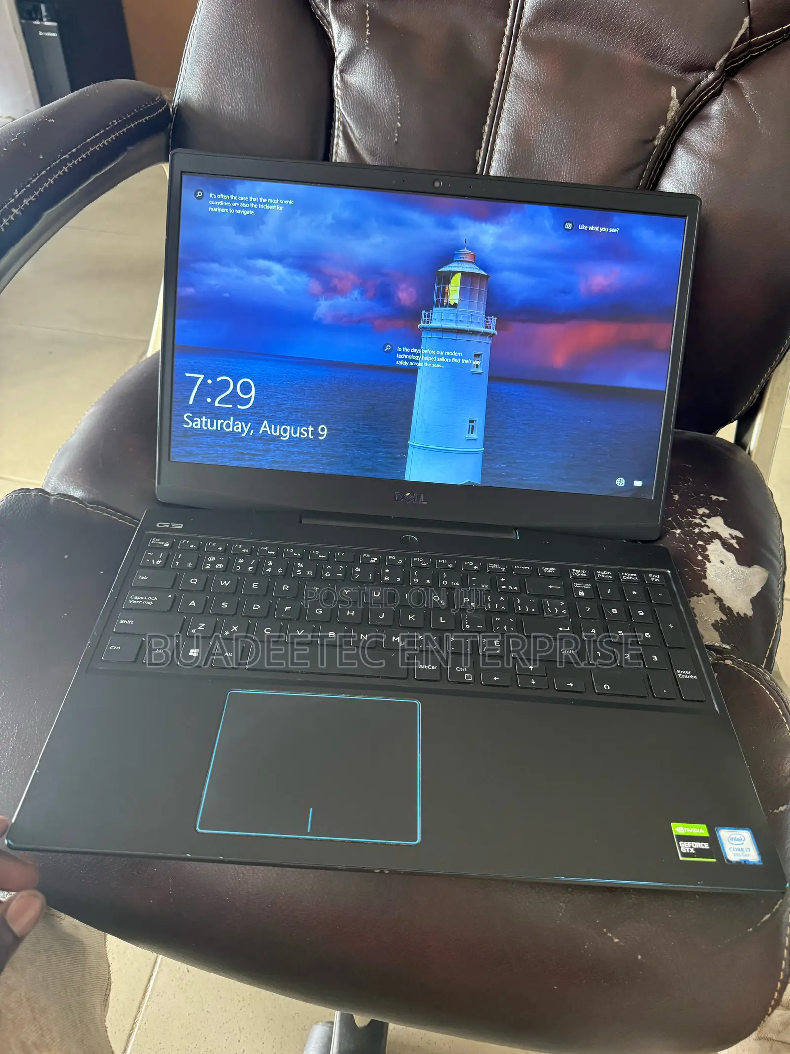 Laptop Dell G3 15 3590 16GB Intel Core i7 SSD 512GB