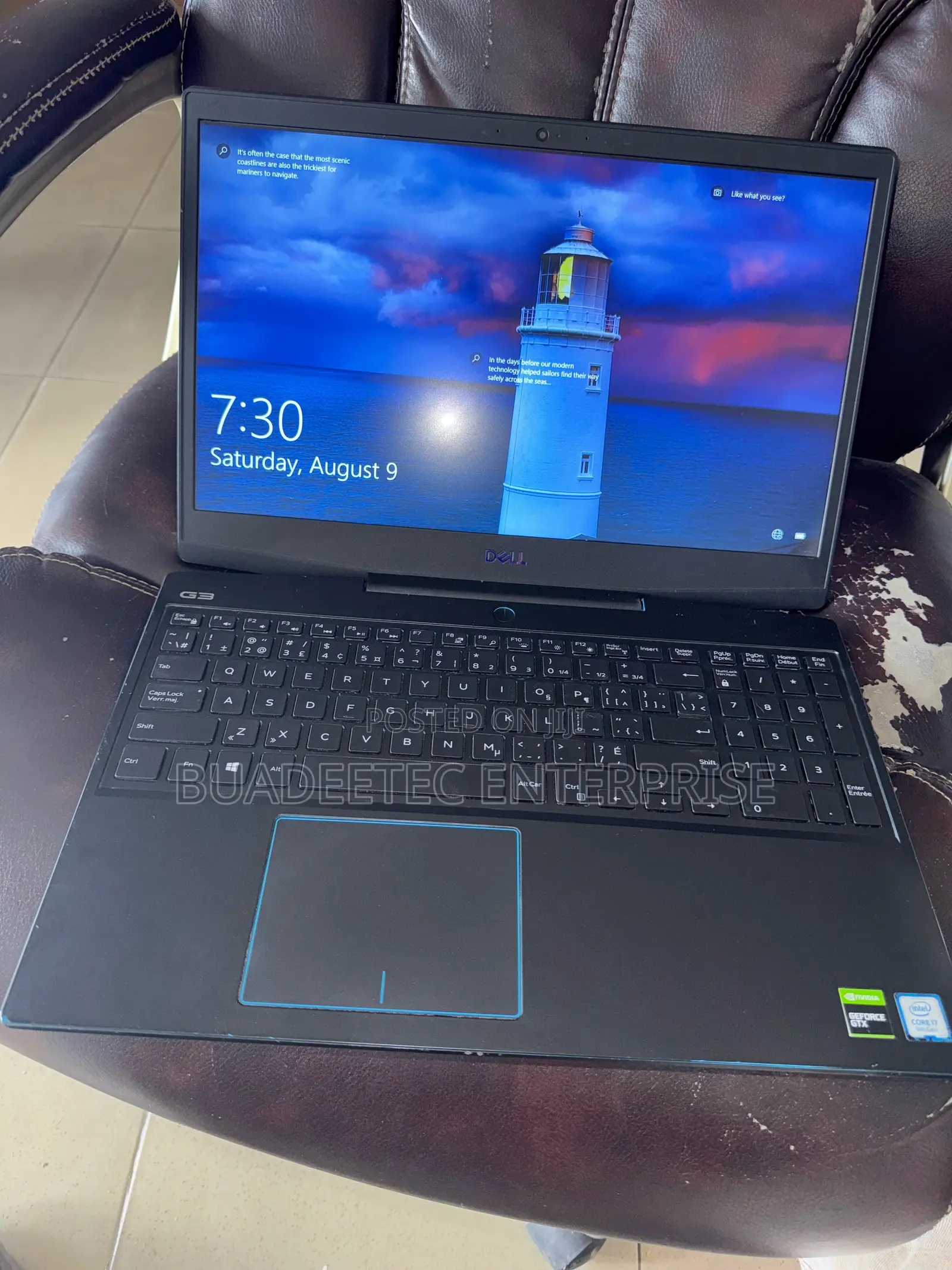 Laptop Dell G3 15 3590 16GB Intel Core i7 SSD 512GB
