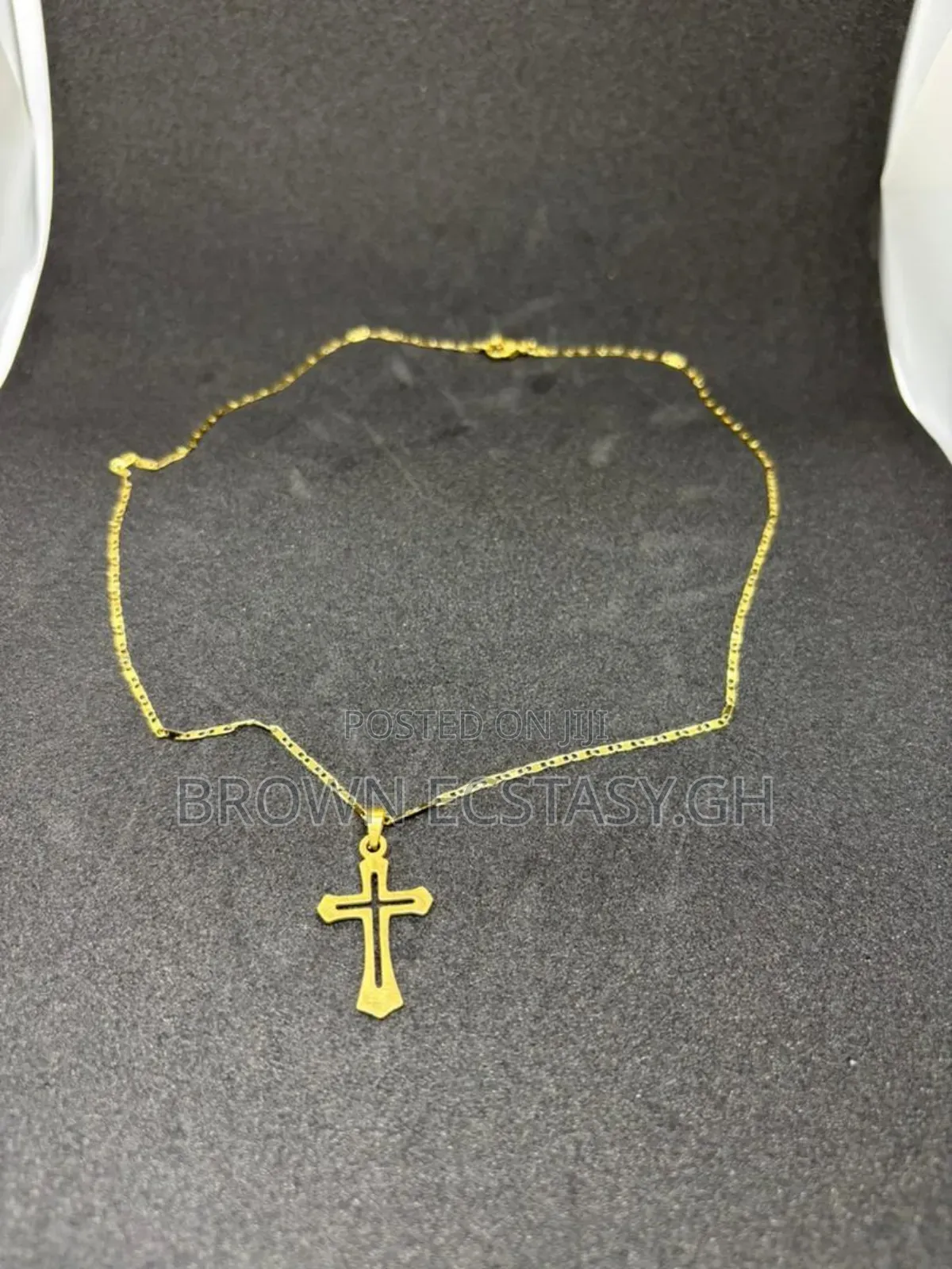 See Through Crucifix Necklace