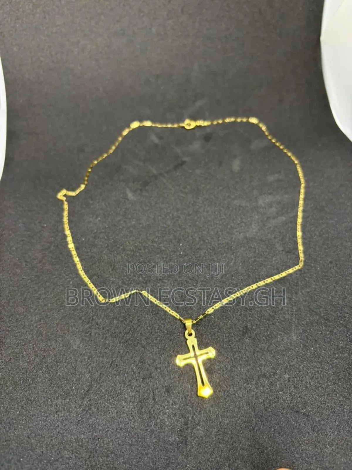 See Through Crucifix Necklace