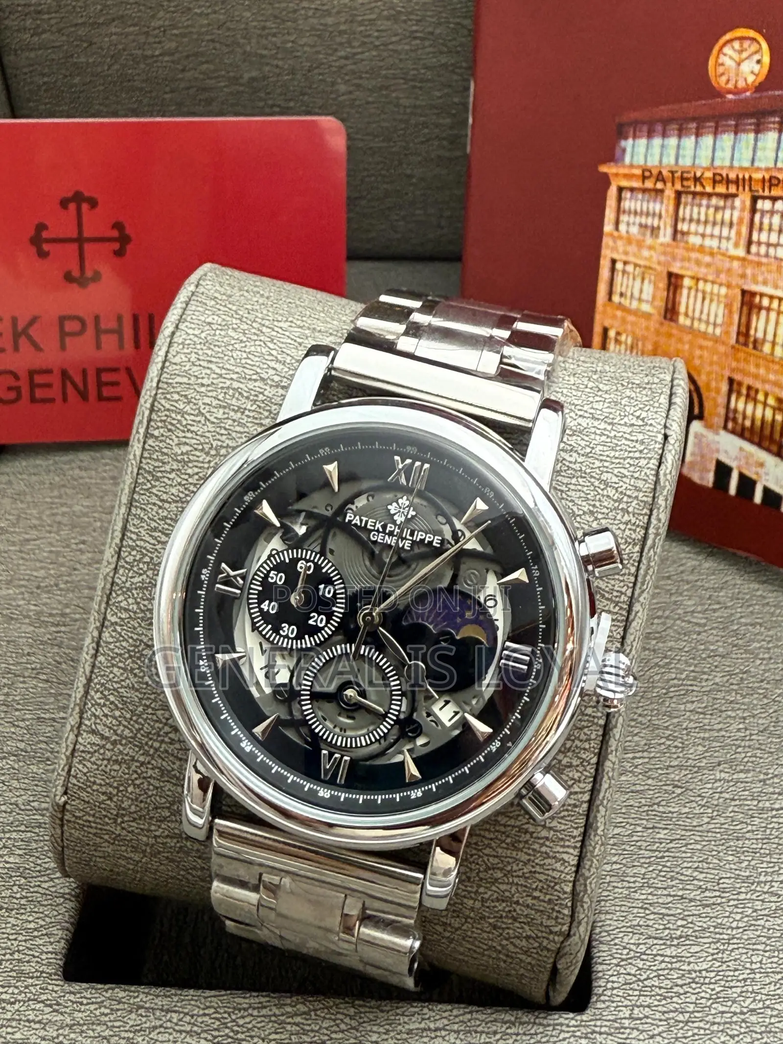 Patek Philippe Geneve Chronograph Men’S Stainless Watch
