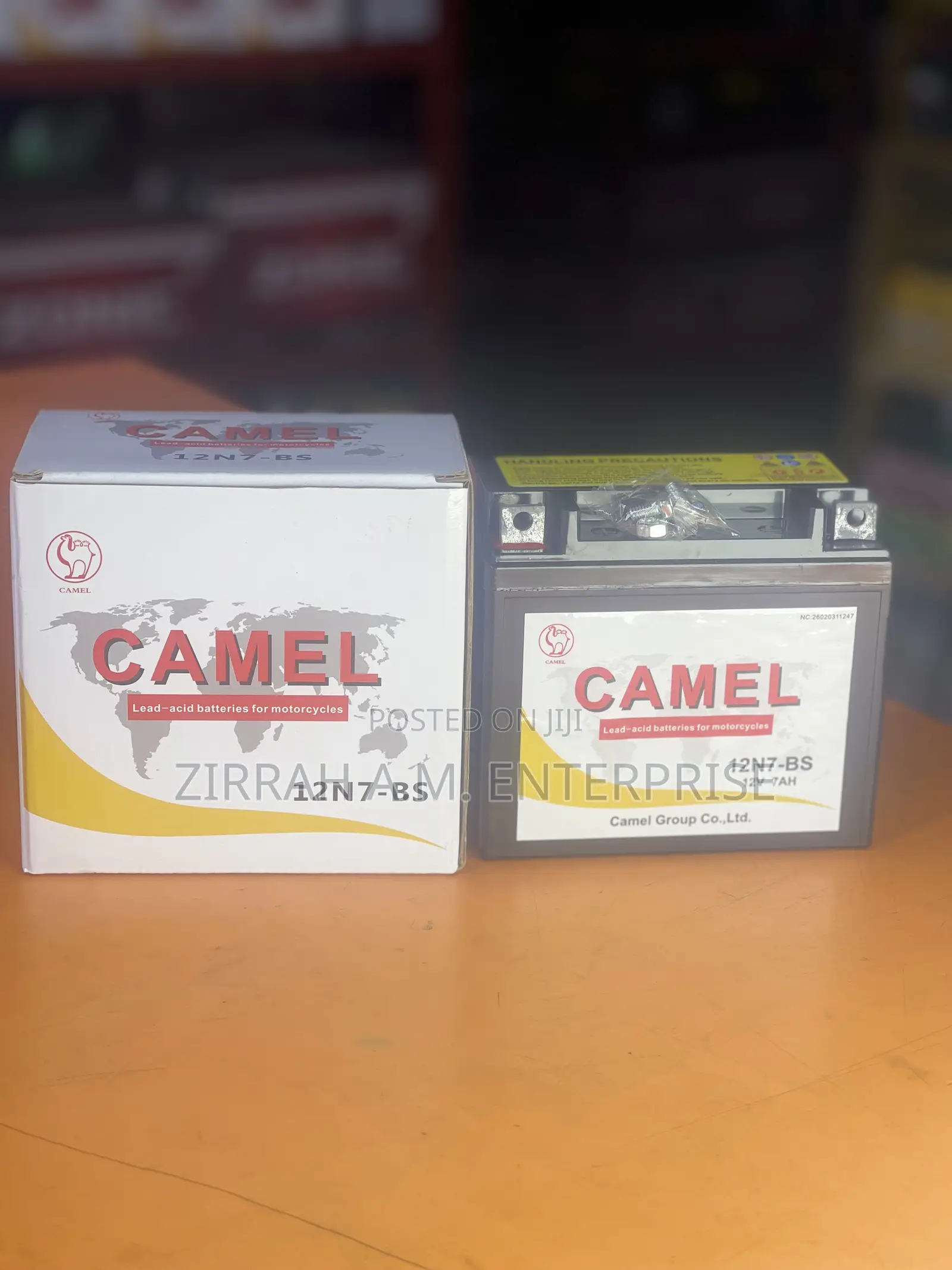 Motor Battery Camel 12n7ah Long