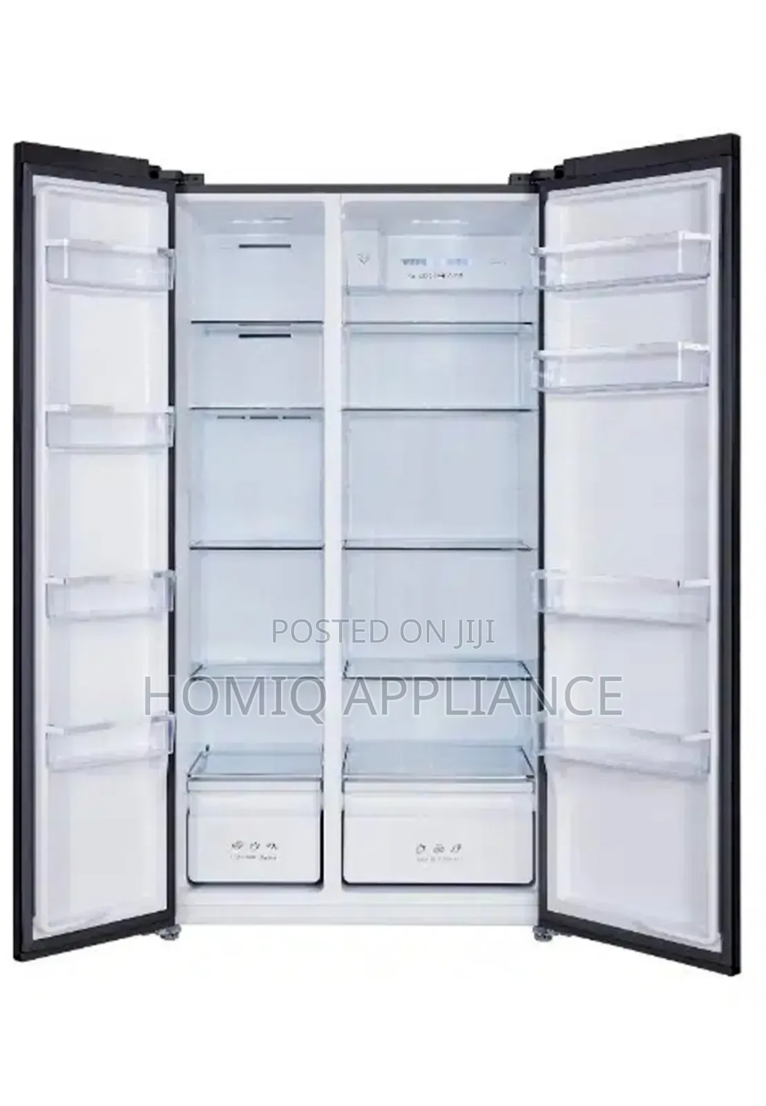 TCL (P520sbn) 607litrs Side by Side Refrigerator