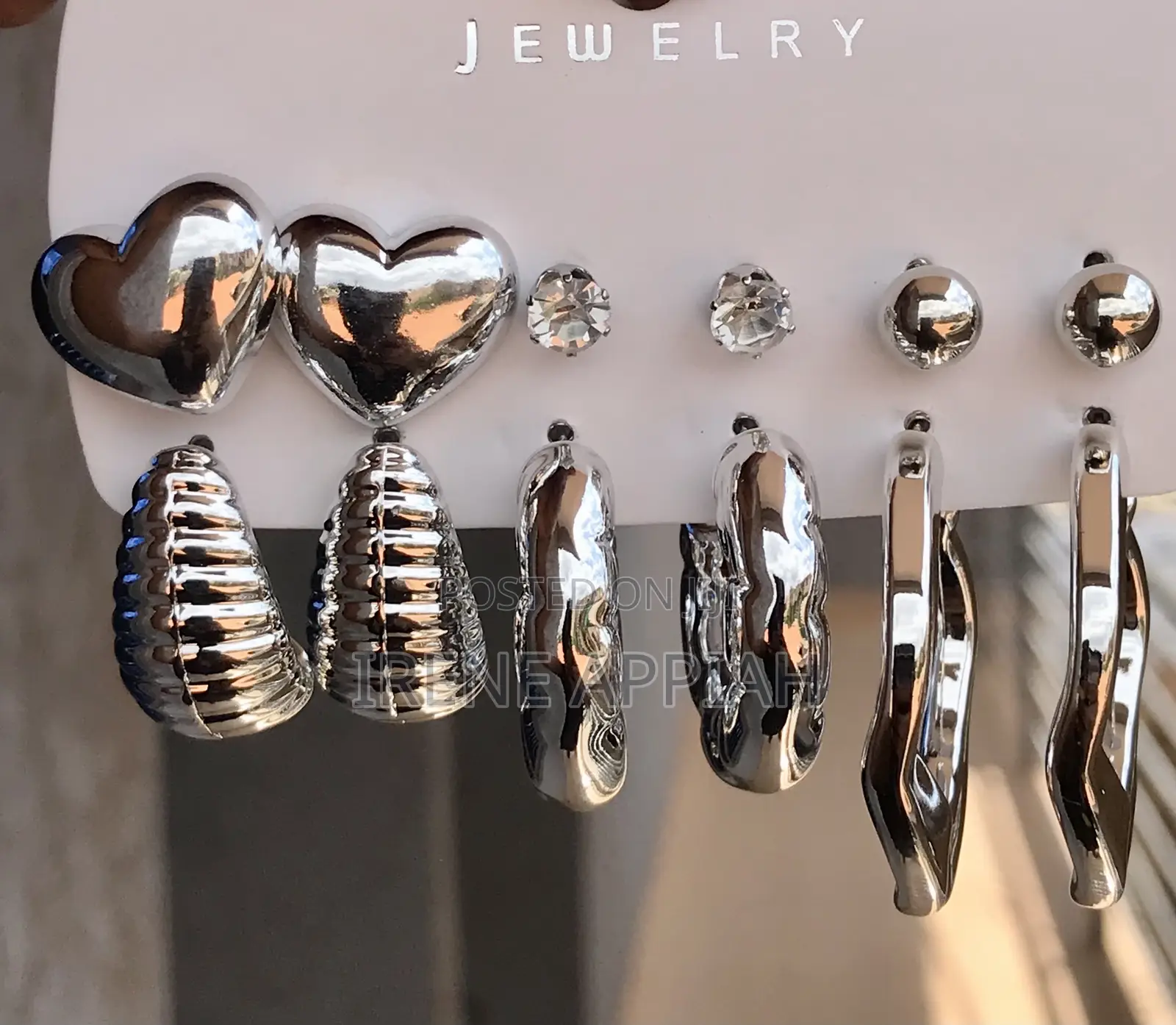 Six Pairs of Earrings Set
