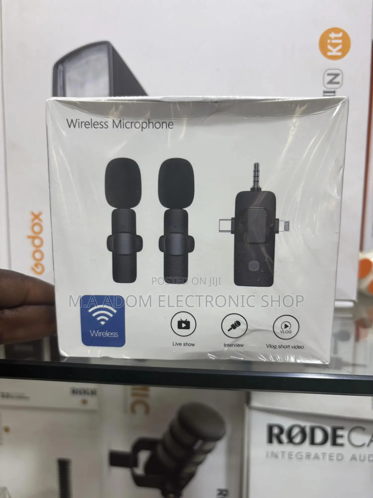 Dual Wireless Lavalier Microphone