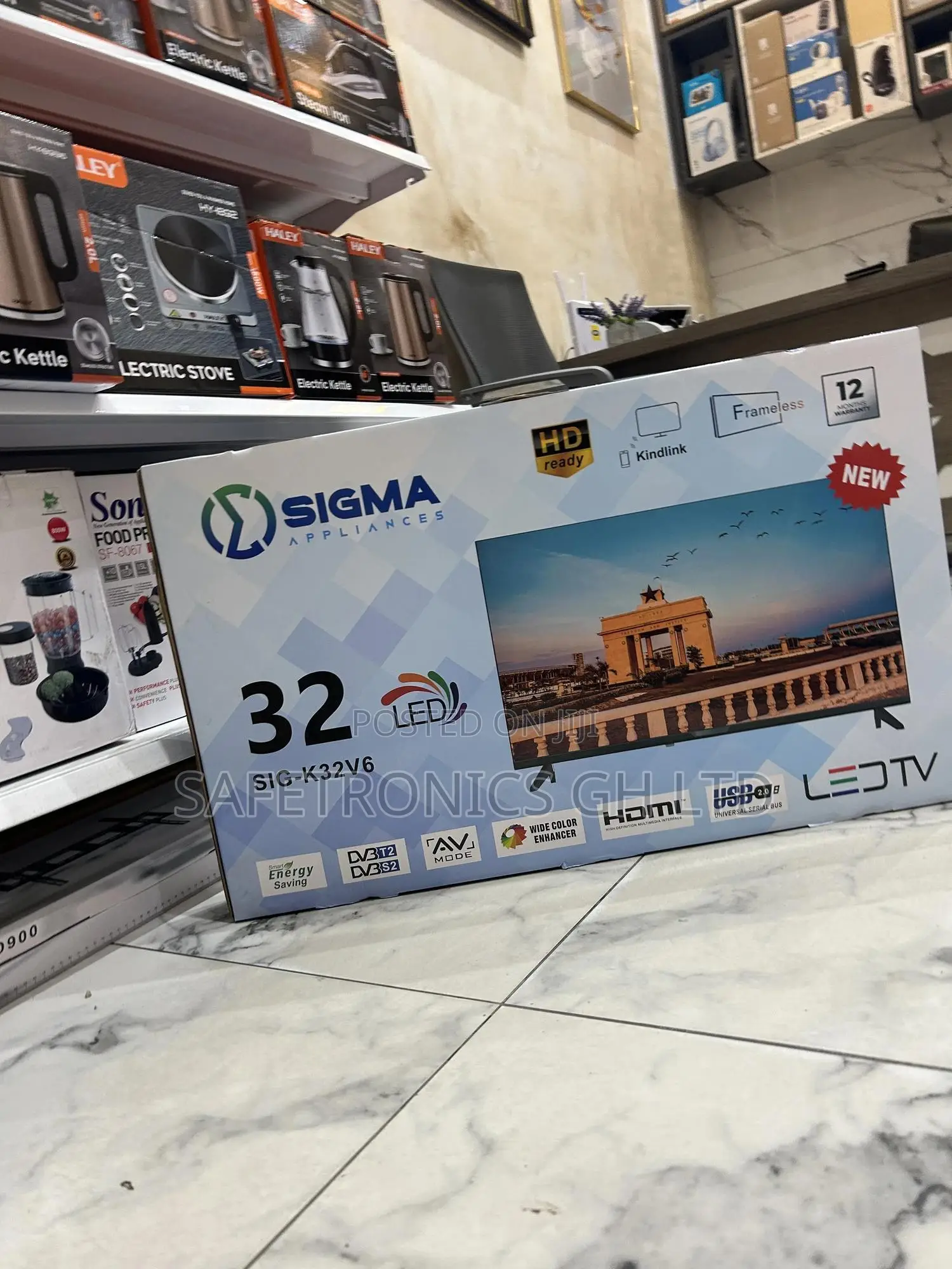 Get Exclusive Led Hd Sigma 32 Inch Bright Screen (Sig-K32v6) Tv