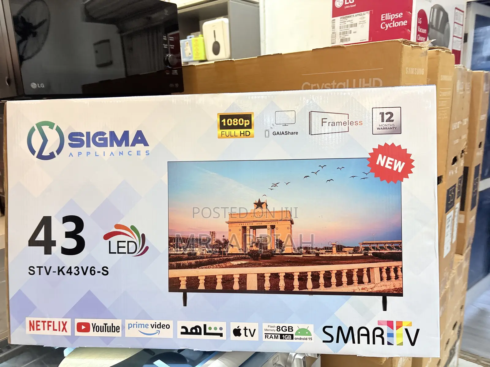 High Quality Sigma 43 Inch Full Hd Smart Screen Television