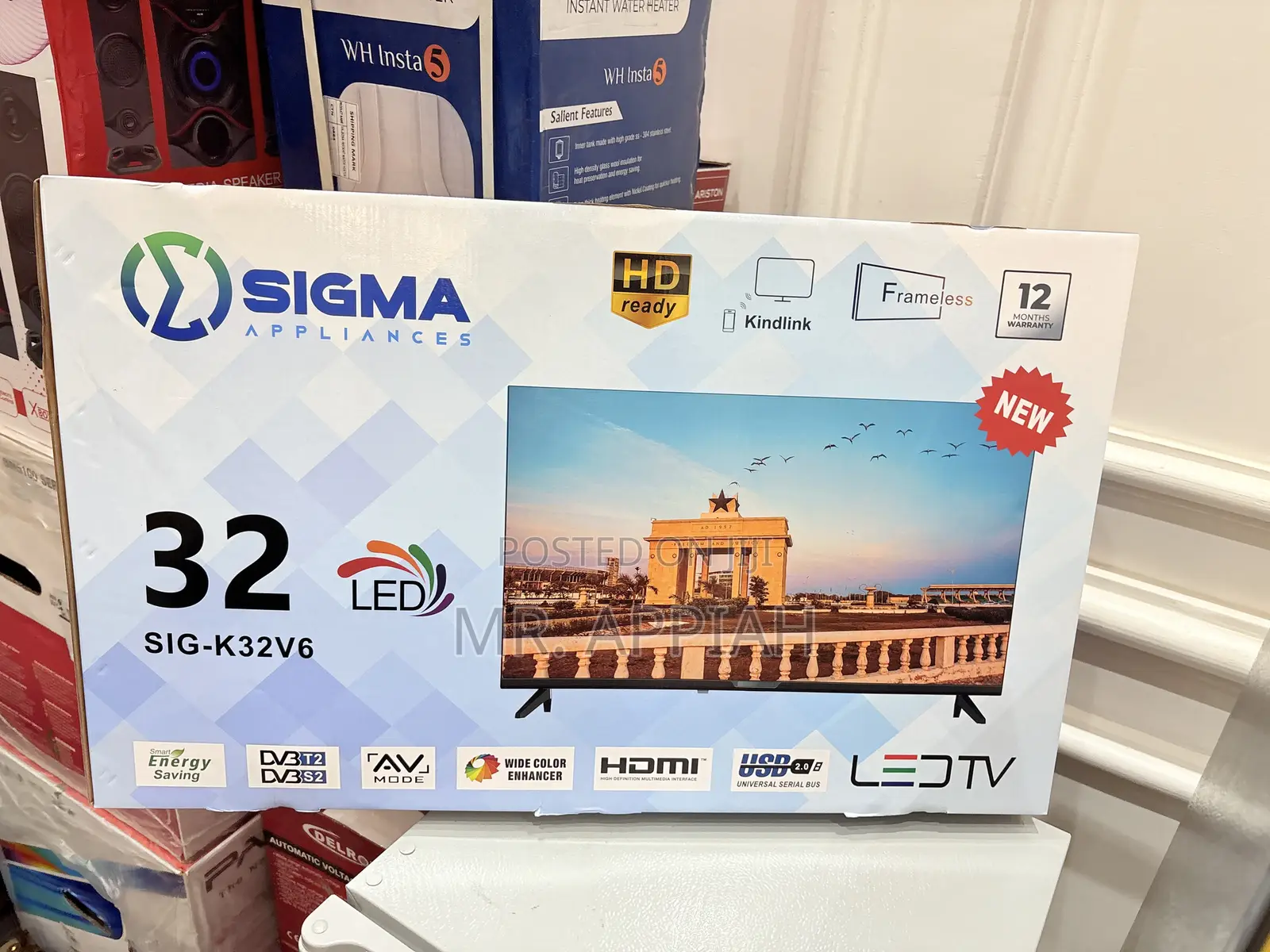 Brand New Sigma FHD Television(Sig-K32v6)32 Inches