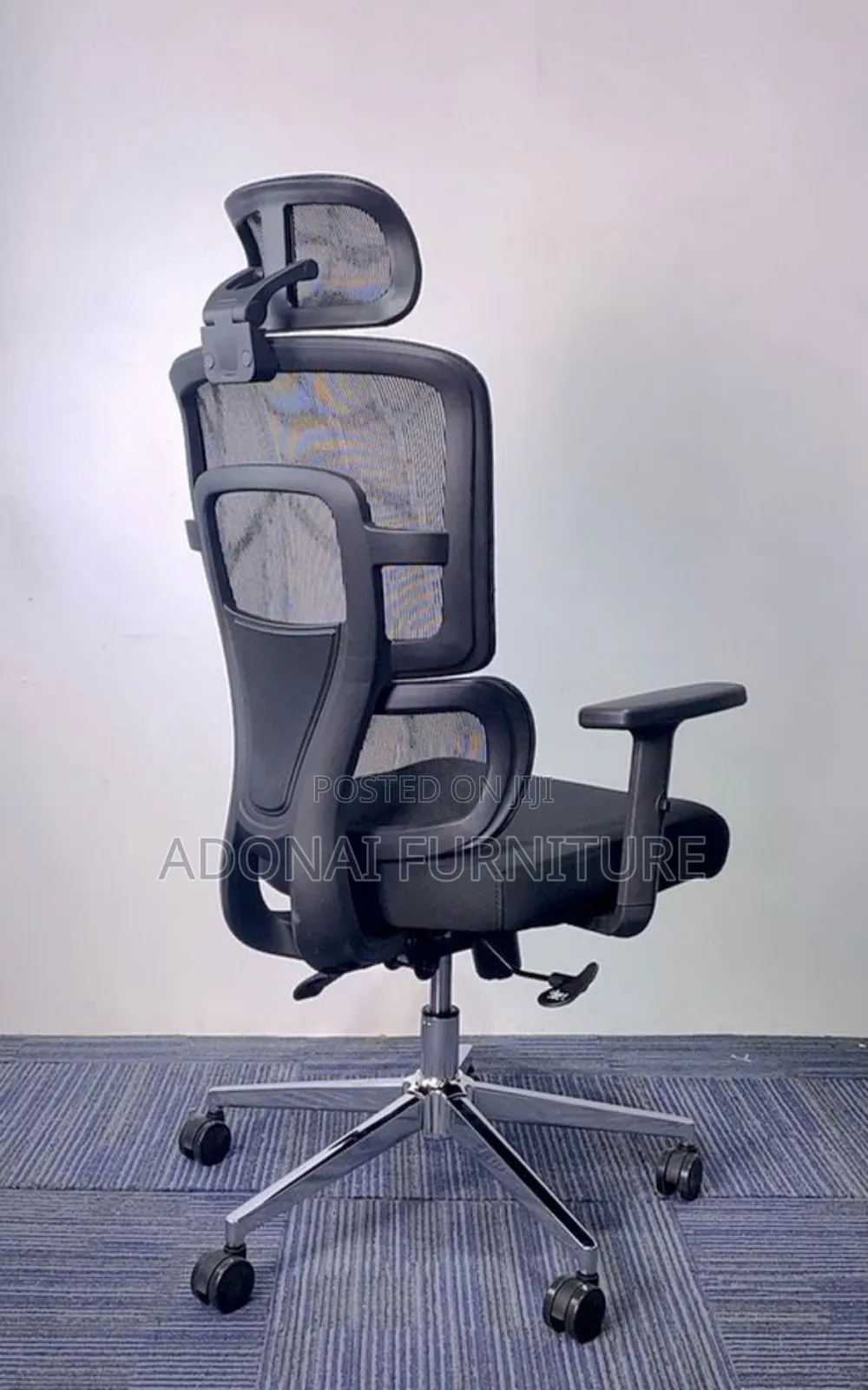 Office Ergonomic Swivel Chair (Black)