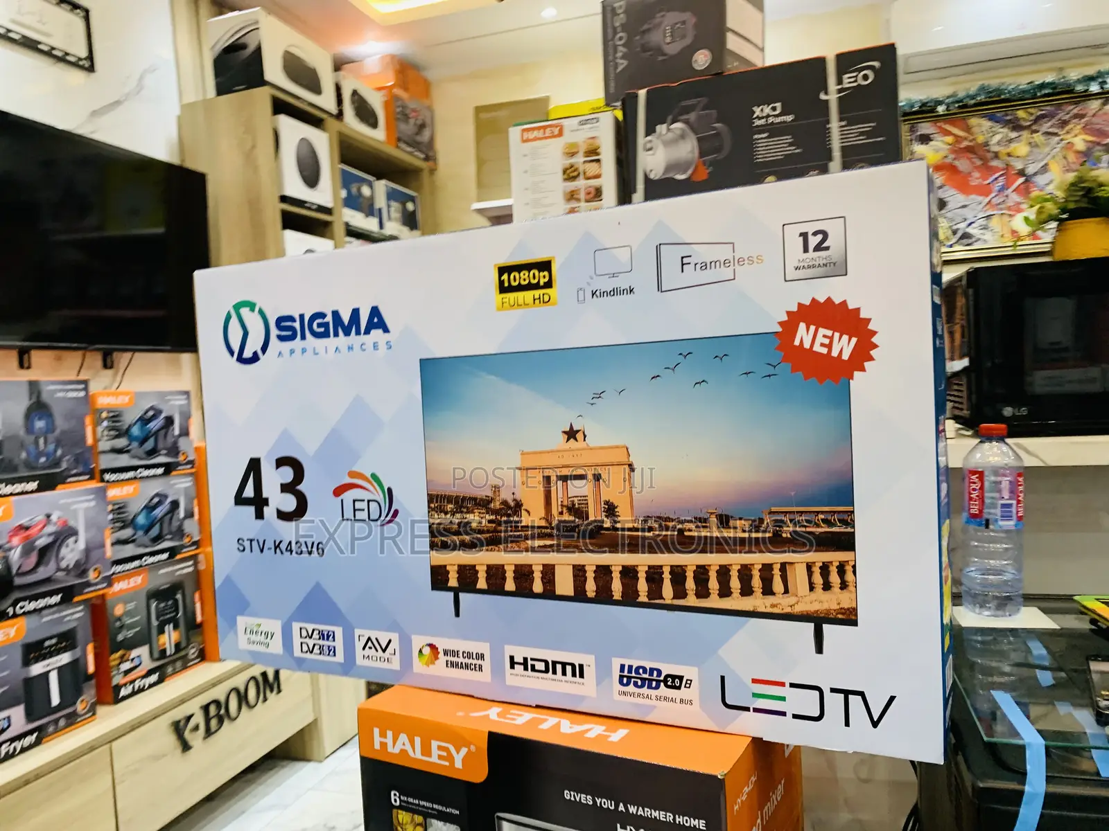 Better Deal on Sig-K43v6. 43” FHD Satellite Digital Television Sigma
