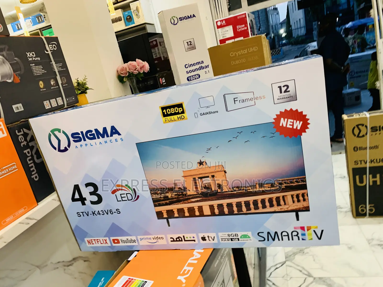 Nest Buy for Less Sigma FHD Smart Satellite 43” Sig-K43v6-S