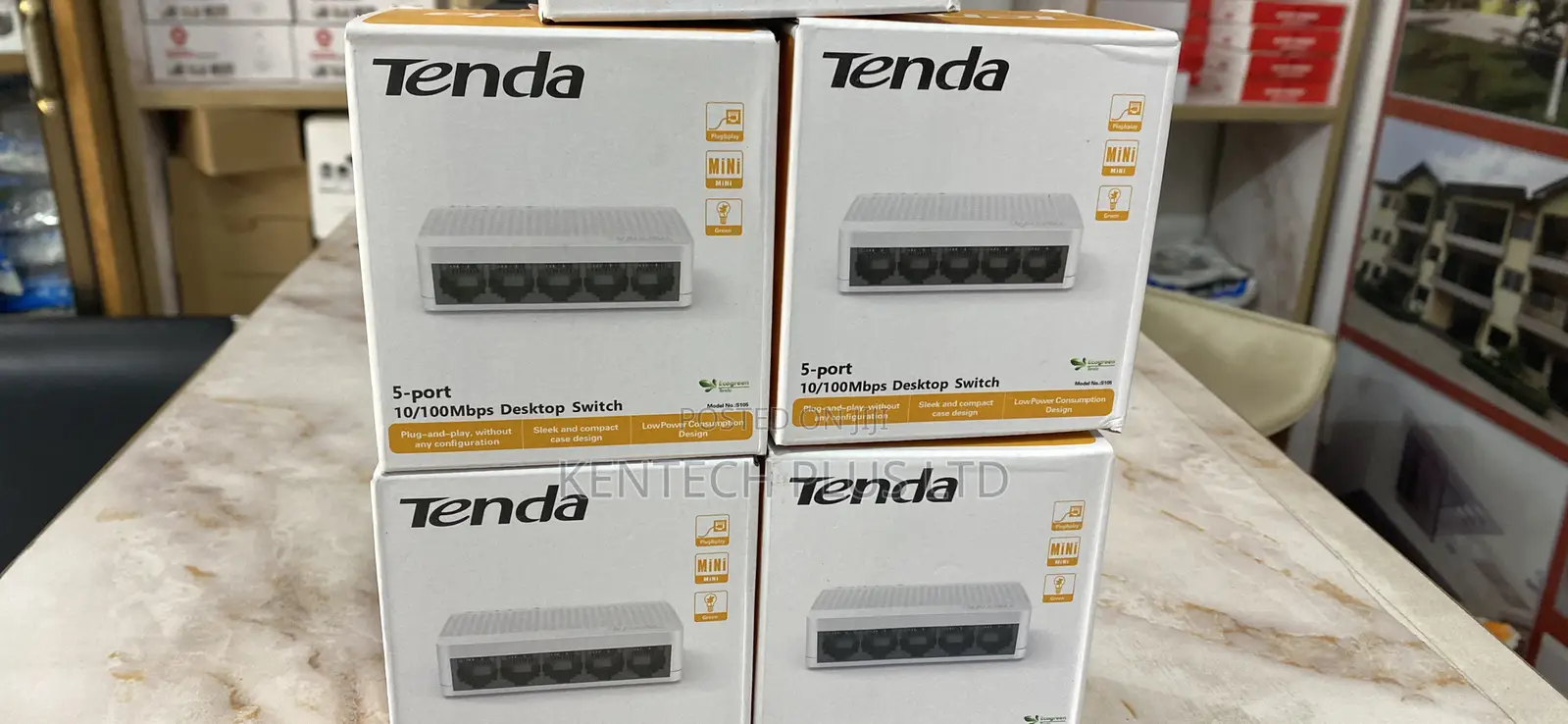Tenda 5-Port Switch,5-Port 10/100mbps Desktop Switch