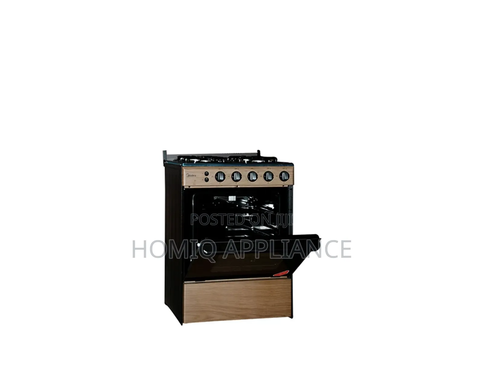 New Midea 4 Burner Gas Cooker With Grill 60x60cm Bmg6060-Wd Available