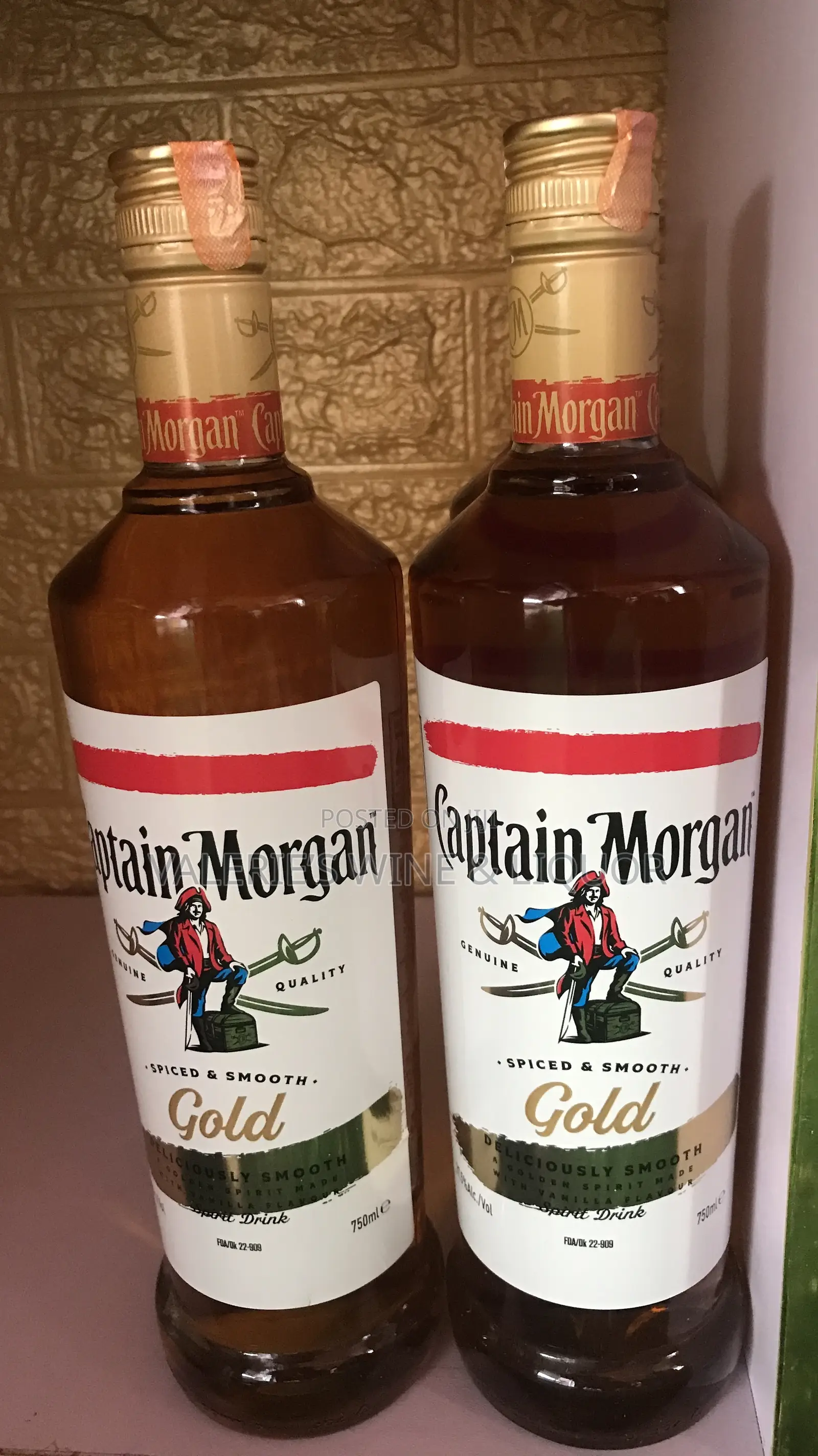 Captain Morgan Gold -750