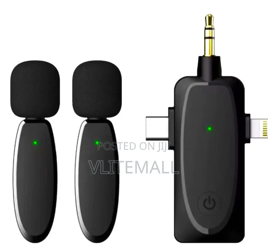 3 in 1 Wireless Double Microphone in Circle