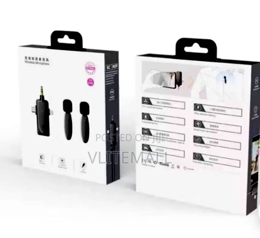 3 in 1 Wireless Double Microphone in Circle