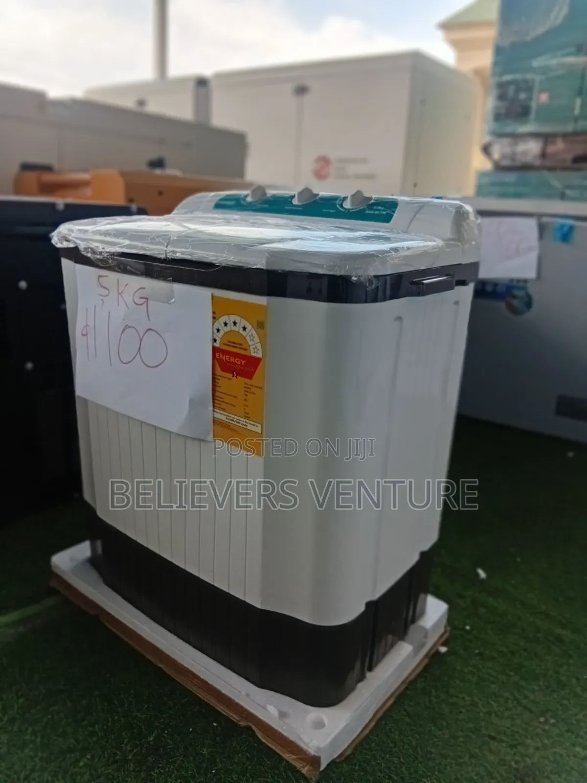 Available Now Nasco Twin Turbo Wash Machine 5kg