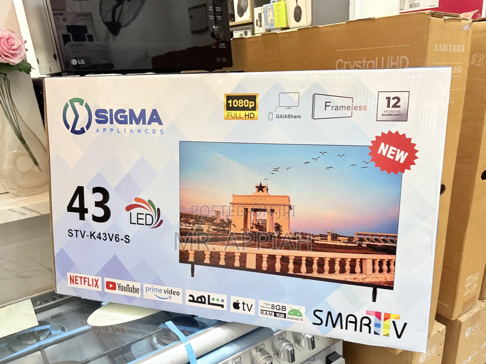 Shop Original Sigma Sig-K43v6-S 43 Inch Full Hd Android Smart Tv.