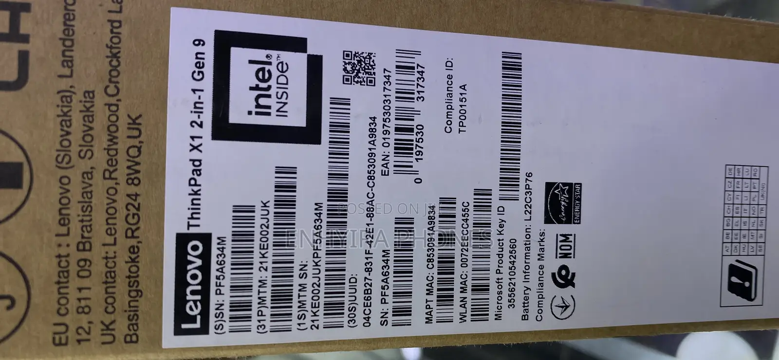 New Laptop Lenovo Thinkpad X1 Yoga 32GB Intel Core Ultra 7 SSD 1T