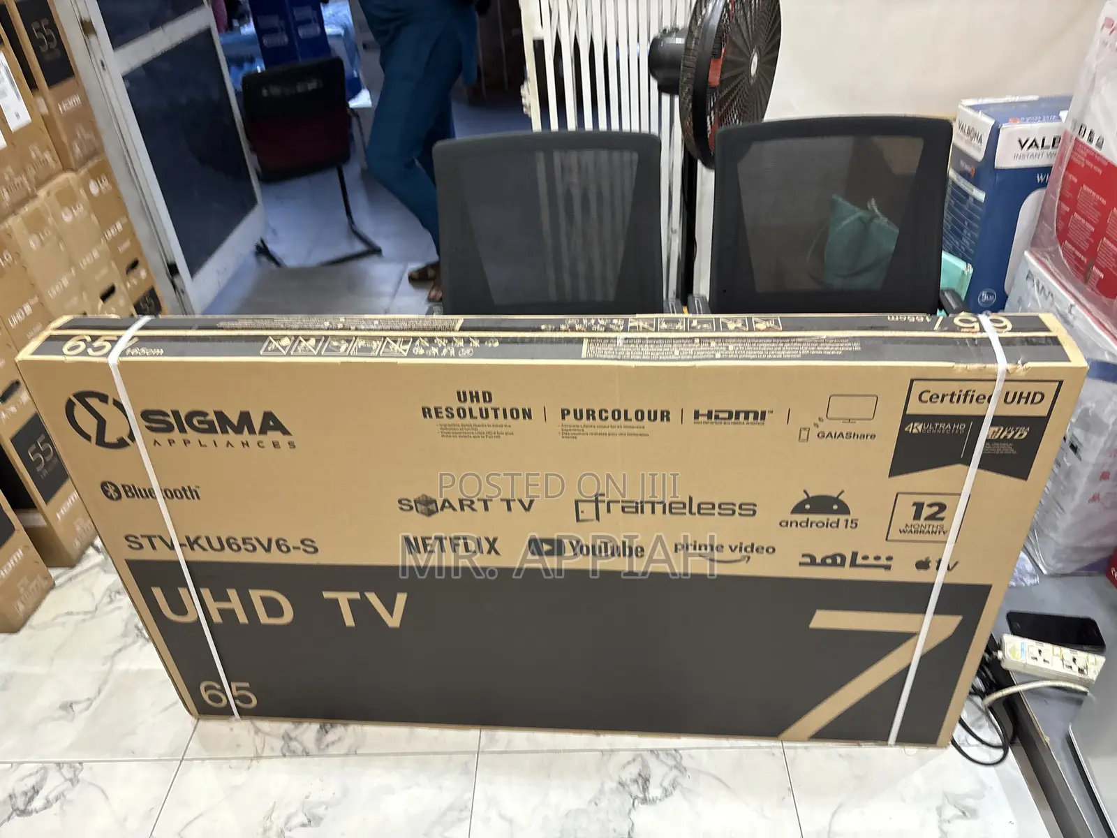 Sigma Sig-Ku65v6-S(65 Inch)Uhd Smart Android Television 