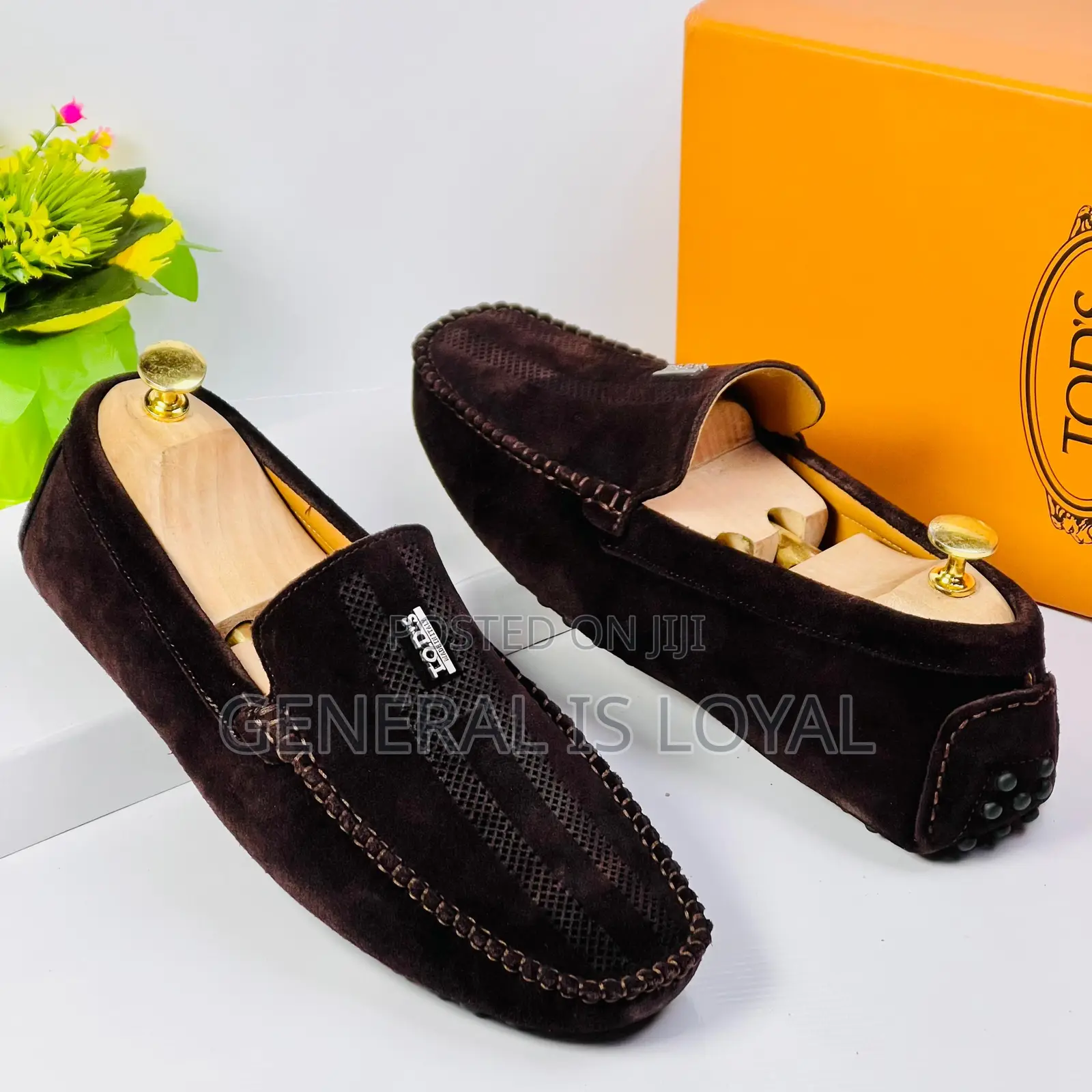 Tod’S Flat Sole Dark Coffee Loafer